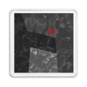 Магнит 55*55 с принтом HONDA SPORT в Ухте, Пластик | Размер: 65*65 мм; Размер печати: 55*55 мм | honda | марка | машины | хонда