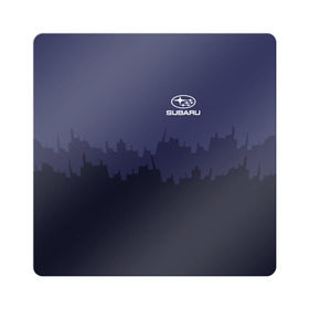 Магнит виниловый Квадрат с принтом SUBARU SPORT в Ухте, полимерный материал с магнитным слоем | размер 9*9 см, закругленные углы | subaru | автомобиль | автомобильные | машины | субару