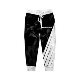 Детские брюки 3D с принтом AMG SPORT в Ухте, 100% полиэстер | манжеты по низу, эластичный пояс регулируется шнурком, по бокам два кармана без застежек, внутренняя часть кармана из мелкой сетки | amg | амг | машины