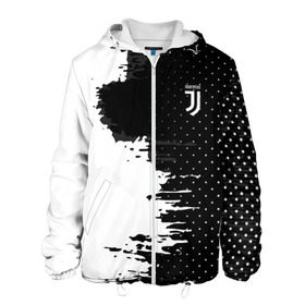Мужская куртка 3D с принтом Juventus uniform black 2018 в Ухте, ткань верха — 100% полиэстер, подклад — флис | прямой крой, подол и капюшон оформлены резинкой с фиксаторами, два кармана без застежек по бокам, один большой потайной карман на груди. Карман на груди застегивается на липучку | Тематика изображения на принте: football | soccer | ювентус