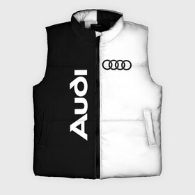 Мужской жилет утепленный 3D с принтом Audi в Ухте,  |  | ауди | кольца | лого