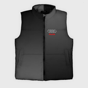 Мужской жилет утепленный 3D с принтом AUDI SPORT в Ухте,  |  | audi | ауди | марка | машины