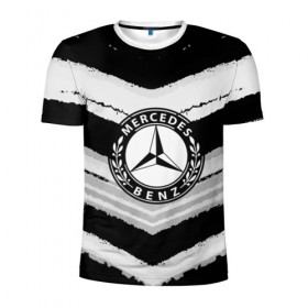Мужская футболка 3D спортивная с принтом Mercedes sport abstract 2018 в Ухте, 100% полиэстер с улучшенными характеристиками | приталенный силуэт, круглая горловина, широкие плечи, сужается к линии бедра | Тематика изображения на принте: auto | automobile | car | machine | motor | motor car | sport car | автомашина | легковой автомобиль | мерседес | спортивный автомобиль | тачка