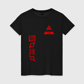 Женская футболка хлопок с принтом 30 Seconds to Mars в Ухте, 100% хлопок | прямой крой, круглый вырез горловины, длина до линии бедер, слегка спущенное плечо | 30 seconds to mars | 30 секунд до марса | 30stm | thirty seconds to mars | джаред | лето | шеннон