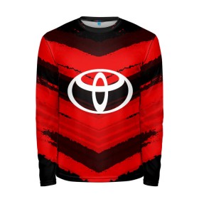 Мужской лонгслив 3D с принтом Toyota sport abstract 2018 в Ухте, 100% полиэстер | длинные рукава, круглый вырез горловины, полуприлегающий силуэт | Тематика изображения на принте: 