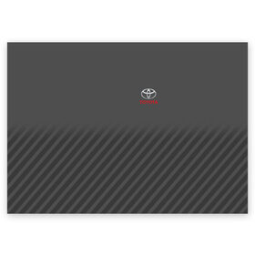 Поздравительная открытка с принтом TOYOTA SPORT в Ухте, 100% бумага | плотность бумаги 280 г/м2, матовая, на обратной стороне линовка и место для марки
 | auto | toyota | авто | автомобиль | автомобильные | бренд | марка | машины | тойота