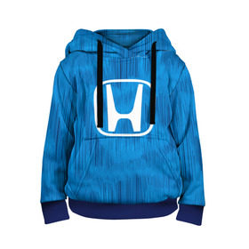 Детская толстовка 3D с принтом Honda sport color в Ухте, 100% полиэстер | двухслойный капюшон со шнурком для регулировки, мягкие манжеты на рукавах и по низу толстовки, спереди карман-кенгуру с мягким внутренним слоем | auto | automobile | car | honda | machine | motor | motor car | sport car | автомашина | бренд | легковой автомобиль | марка | спортивный автомобиль | тачка