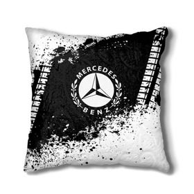 Подушка 3D с принтом Mercedes abstract sport в Ухте, наволочка – 100% полиэстер, наполнитель – холлофайбер (легкий наполнитель, не вызывает аллергию). | состоит из подушки и наволочки. Наволочка на молнии, легко снимается для стирки | auto | automobile | car | machine | mercedes | motor | motor car | sport car | автомашина | бренд | легковой автомобиль | марка | спортивный автомобиль | тачка