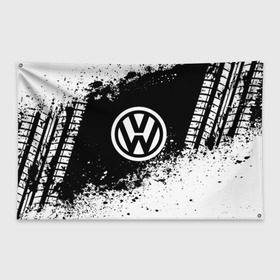 Флаг-баннер с принтом Volkswagen abstract sport в Ухте, 100% полиэстер | размер 67 х 109 см, плотность ткани — 95 г/м2; по краям флага есть четыре люверса для крепления | auto | automobile | car | machine | motor | motor car | sport car | volkswagen | автомашина | бренд | легковой автомобиль | марка | спортивный автомобиль | тачка