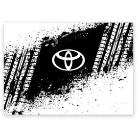 Поздравительная открытка с принтом Toyota abstract sport в Ухте, 100% бумага | плотность бумаги 280 г/м2, матовая, на обратной стороне линовка и место для марки
 | auto | automobile | car | machine | motor | motor car | sport car | toyota | автомашина | бренд | легковой автомобиль | марка | спортивный автомобиль | тачка