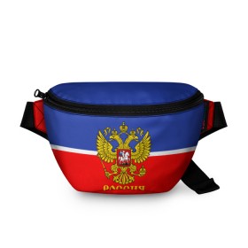 Поясная сумка 3D с принтом Хоккеистка Альбина в Ухте, 100% полиэстер | плотная ткань, ремень с регулируемой длиной, внутри несколько карманов для мелочей, основное отделение и карман с обратной стороны сумки застегиваются на молнию | abstraction | grunge | russia | sport | абстракция | альбина | герб | имена | краска | русский | символика рф | спорт | спортивный | триколор | униформа | форма | я русский