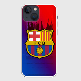 Чехол для iPhone 13 mini с принтом FC Barcelona color sport в Ухте,  |  | Тематика изображения на принте: football | soccer | барселона