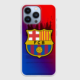 Чехол для iPhone 13 Pro с принтом FC Barcelona color sport в Ухте,  |  | Тематика изображения на принте: football | soccer | барселона