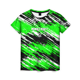 Женская футболка 3D Minecraft: в Ухте, 100% полиэфир ( синтетическое хлопкоподобное полотно) | прямой крой, круглый вырез горловины, длина до линии бедер | creeper | minecraft | tnt | блок | грифер | краска | краски | крипер | майнкрафт | моб | мобы
