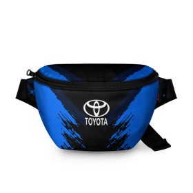 Поясная сумка 3D с принтом TOYOTA SPORT COLLECTION в Ухте, 100% полиэстер | плотная ткань, ремень с регулируемой длиной, внутри несколько карманов для мелочей, основное отделение и карман с обратной стороны сумки застегиваются на молнию | auto | automobile | car | machine | motor | motor car | sport car | toyota | автомашина | бренд | легковой автомобиль | марка | спортивный автомобиль | тачка