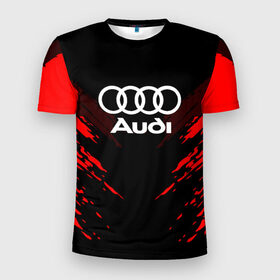 Мужская футболка 3D спортивная с принтом AUDI SPORT COLLECTION в Ухте, 100% полиэстер с улучшенными характеристиками | приталенный силуэт, круглая горловина, широкие плечи, сужается к линии бедра | Тематика изображения на принте: audi | auto | automobile | car | machine | motor | motor car | sport car | автомашина | ауди | бренд | легковой автомобиль | марка | спортивный автомобиль | тачка