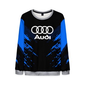 Мужской свитшот 3D с принтом AUDI SPORT COLLECTION в Ухте, 100% полиэстер с мягким внутренним слоем | круглый вырез горловины, мягкая резинка на манжетах и поясе, свободная посадка по фигуре | Тематика изображения на принте: audi | auto | automobile | car | machine | motor | motor car | sport car | автомашина | ауди | бренд | легковой автомобиль | марка | спортивный автомобиль | тачка