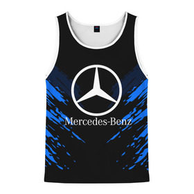 Мужская майка 3D с принтом MERCEDES-BENZ SPORT COLLECTION в Ухте, 100% полиэстер | круглая горловина, приталенный силуэт, длина до линии бедра. Пройма и горловина окантованы тонкой бейкой | auto | automobile | car | machine | mercedes benz | motor | motor car | sport car | автомашина | бренд | легковой автомобиль | марка | мерседес | спортивный автомобиль | тачка