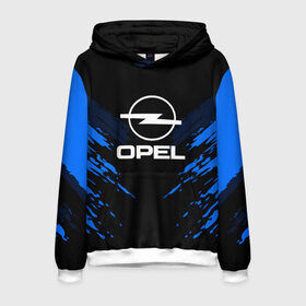 Мужская толстовка 3D с принтом OPEL SPORT COLLECTION в Ухте, 100% полиэстер | двухслойный капюшон со шнурком для регулировки, мягкие манжеты на рукавах и по низу толстовки, спереди карман-кенгуру с мягким внутренним слоем. | 