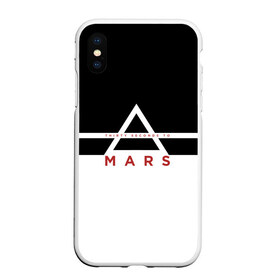 Чехол для iPhone XS Max матовый с принтом Thirty Seconds to Mars в Ухте, Силикон | Область печати: задняя сторона чехла, без боковых панелей | Тематика изображения на принте: 30 seconds to mars | 30 секунд до марса | 30stm | thirty seconds to mars | альтернативный | гранж | группа | джаред | знак | лето | надпись | нео | пост | прогрессивный | рок | хард | шеннон