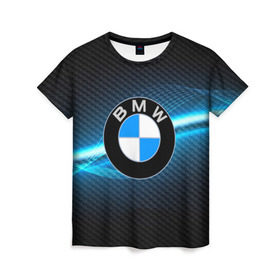 Женская футболка 3D с принтом bmw machine motor XXI в Ухте, 100% полиэфир ( синтетическое хлопкоподобное полотно) | прямой крой, круглый вырез горловины, длина до линии бедер | auto | automobile | bmw | car | machine | motor | motor car | sport car | автомашина | бмв | бренд | легковой автомобиль | марка | спортивный автомобиль | тачка
