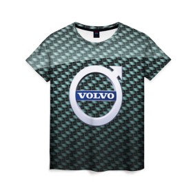 Женская футболка 3D с принтом Volvo SPORT в Ухте, 100% полиэфир ( синтетическое хлопкоподобное полотно) | прямой крой, круглый вырез горловины, длина до линии бедер | auto | automobile | car | machine | motor | motor car | sport car | volvo | автомашина | бренд | вольво | легковой автомобиль | марка | спортивный автомобиль | тачка