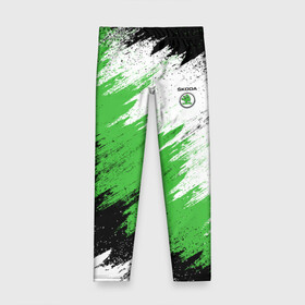 Детские леггинсы 3D Skoda: в Ухте, полиэстер 85%, спандекс 15% | эластичный пояс, зауженный крой | auto | car | race | skoda | авто | гонки | краска | краски | марка | машина | шкода