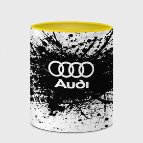 Кружка 3D с принтом Audi в Ухте, керамика | ёмкость 330 мл | audi | auto | automobile | car | carbon | machine | motor | motor car | sport car | автомашина | ауди | бренд | легковой автомобиль | марка | спортивный автомобиль | тачка