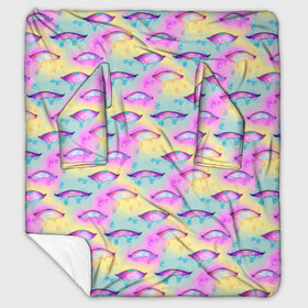 Плед с рукавами с принтом Влажные глазки в Ухте, 100% полиэстер | Закругленные углы, все края обработаны. Ткань не мнется и не растягивается. Размер 170*145 | ahegao | anime | eyes | manga | neko | o face | аниме | ахегао | глаза | девушки | иероглифы | картинки | коллаж | лица | манга | тян | тянки | язык