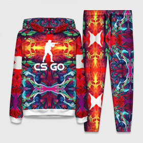 Женский костюм 3D (с толстовкой) с принтом Скоростной зверь CS GO в Ухте,  |  | Тематика изображения на принте: hyper beast | кс го | скоростной зверь