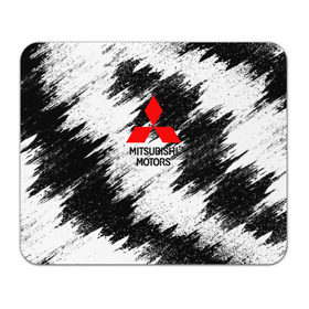 Коврик для мышки прямоугольный с принтом Mitsubishi в Ухте, натуральный каучук | размер 230 х 185 мм; запечатка лицевой стороны | Тематика изображения на принте:  машина | марка | митсубиси