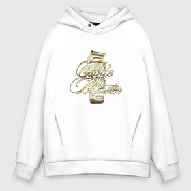 Мужское худи Oversize хлопок с принтом Fade Master Gold Фейд Мастер в Ухте, френч-терри — 70% хлопок, 30% полиэстер. Мягкий теплый начес внутри —100% хлопок | боковые карманы, эластичные манжеты и нижняя кромка, капюшон на магнитной кнопке | alovackiy | barber | fade | fademaster | барбер | барбершоп