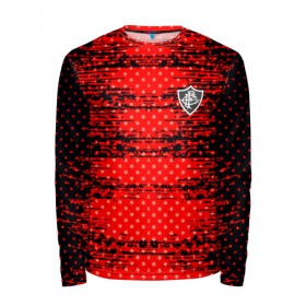 Мужской лонгслив 3D с принтом FLUMINENSE sport uniform в Ухте, 100% полиэстер | длинные рукава, круглый вырез горловины, полуприлегающий силуэт | Тематика изображения на принте: football | soccer