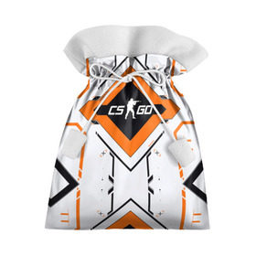 Подарочный 3D мешок с принтом Asiimov в Ухте, 100% полиэстер | Размер: 29*39 см | Тематика изображения на принте: asiimov | counter | cs go | game | strike | азимов | игры | контр | контра | страйк