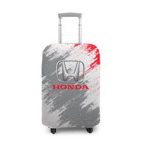 Чехол для чемодана 3D с принтом Honda в Ухте, 86% полиэфир, 14% спандекс | двустороннее нанесение принта, прорези для ручек и колес | auto | car | honda | race | авто | гонки | краска | краски | марка | машина | хонда