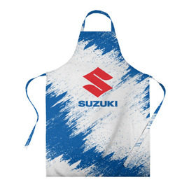 Фартук 3D Suzuki: в Ухте, 100% полиэстер | общий размер — 65 х 85 см, ширина нагрудника — 26 см, горловина — 53 см, длина завязок — 54 см, общий обхват в поясе — 173 см. Принт на завязках и на горловине наносится с двух сторон, на основной части фартука — только с внешней стороны | auto | car | race | suzuki | авто | гонки | краска | краски | марка | машина | сузуки