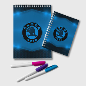 Блокнот Skoda SPORT: в Ухте, 100% бумага | 48 листов, плотность листов — 60 г/м2, плотность картонной обложки — 250 г/м2. Листы скреплены удобной пружинной спиралью. Цвет линий — светло-серый
 | auto | automobile | car | carbon | machine | motor | motor car | skoda | sport car | автомашина | бренд | легковой автомобиль | марка | спортивный автомобиль | тачка