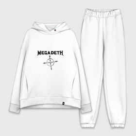 Женский костюм хлопок Oversize с принтом Megadeth в Ухте,  |  | megadet | megadeth | группа | дирк вербурен | дэвид эллефсон | дэйв мастейн | кико лоурейро | мегадет | мегадетх | метал | рок | трэш | трэшметал | тяжелый | хард | хардрок | хеви | хевиметал