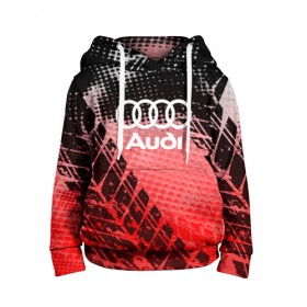 Детская толстовка 3D с принтом Audi sport auto motors в Ухте, 100% полиэстер | двухслойный капюшон со шнурком для регулировки, мягкие манжеты на рукавах и по низу толстовки, спереди карман-кенгуру с мягким внутренним слоем | audi | auto | automobile | car | carbon | machine | motor | motor car | sport car | автомашина | ауди | бренд | легковой автомобиль | марка | спортивный автомобиль | тачка