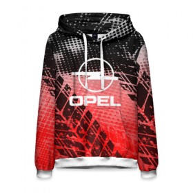 Мужская толстовка 3D с принтом Opel sport auto motors в Ухте, 100% полиэстер | двухслойный капюшон со шнурком для регулировки, мягкие манжеты на рукавах и по низу толстовки, спереди карман-кенгуру с мягким внутренним слоем. | 