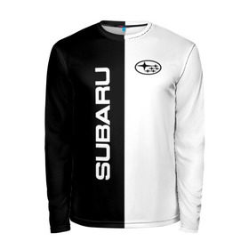 Мужской лонгслив 3D с принтом Subaru в Ухте, 100% полиэстер | длинные рукава, круглый вырез горловины, полуприлегающий силуэт | subaru | марка | машины | субару