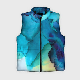 Женский жилет утепленный 3D Акриловый: в Ухте,  |  | abstraction | color | spray | tie dye | абстракция | акварель | брызги красок | живопись | искусство | капли капли | краски | текстуры | цветные краски | яркие цвета