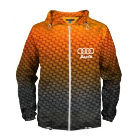 Мужская ветровка 3D с принтом AUDI COLLECTION CARBON в Ухте, 100% полиэстер | подол и капюшон оформлены резинкой с фиксаторами, два кармана без застежек по бокам, один потайной карман на груди | Тематика изображения на принте: audi | auto | automobile | car | carbon | machine | motor | motor car | sport car | автомашина | ауди | бренд | легковой автомобиль | марка | спортивный автомобиль | тачка