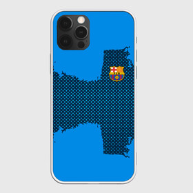 Чехол для iPhone 12 Pro с принтом BARCELONA SPORT BLUE в Ухте, силикон | область печати: задняя сторона чехла, без боковых панелей | football | soccer | барселона