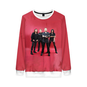 Женский свитшот 3D с принтом Агата Кристи в Ухте, 100% полиэстер с мягким внутренним слоем | круглый вырез горловины, мягкая резинка на манжетах и поясе, свободная посадка по фигуре | агата кристи | самойлов