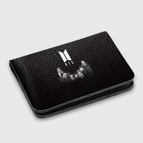 Картхолдер с принтом BTS от Jackie-O: в Ухте, натуральная матовая кожа | размер 7,3 х 10 см; кардхолдер имеет 4 кармана для карт; | bts | jackie o | k pop | бтс | джеки о | к поп