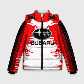Зимняя куртка для мальчиков 3D с принтом Subaru в Ухте, ткань верха — 100% полиэстер; подклад — 100% полиэстер, утеплитель — 100% полиэстер | длина ниже бедра, удлиненная спинка, воротник стойка и отстегивающийся капюшон. Есть боковые карманы с листочкой на кнопках, утяжки по низу изделия и внутренний карман на молнии. 

Предусмотрены светоотражающий принт на спинке, радужный светоотражающий элемент на пуллере молнии и на резинке для утяжки | auto | automobile | car | carbon | machine | motor | motor car | sport car | subaru | автомашина | бренд | легковой автомобиль | марка | спортивный автомобиль | субару | тачка