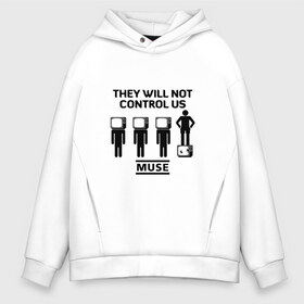 Мужское худи Oversize хлопок с принтом They will not control us Muse в Ухте, френч-терри — 70% хлопок, 30% полиэстер. Мягкий теплый начес внутри —100% хлопок | боковые карманы, эластичные манжеты и нижняя кромка, капюшон на магнитной кнопке | muse | альтернативный | группа | доминик ховард | крис уолстенхолм | мосе | моус | моусе | муз | муза | музе | музыка | мусе | мэттью беллами | прогрессивный | рок | симфонический | спейс | спейсрок