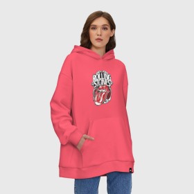 Худи SuperOversize хлопок с принтом The Rolling Stones в Ухте, 70% хлопок, 30% полиэстер, мягкий начес внутри | карман-кенгуру, эластичная резинка на манжетах и по нижней кромке, двухслойный капюшон
 | the rolling stones | бродяги | вольные странники | группа | катящиеся камни | кит ричардс | мик джаггер | рок | рок н ролл | ролинг | роллинг | рон вуд | стоун | стоунз | стоунс | чарли уоттс