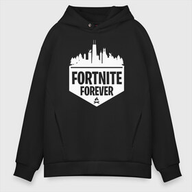 Мужское худи Oversize хлопок с принтом Fortnite Forever в Ухте, френч-терри — 70% хлопок, 30% полиэстер. Мягкий теплый начес внутри —100% хлопок | боковые карманы, эластичные манжеты и нижняя кромка, капюшон на магнитной кнопке | battle | epic | forever | fortnite | games | royale | битва | королевская | королей | лого | логотип | навсегда | фартнайт | форева | фортнайт | фортнит | эмблема | эпик